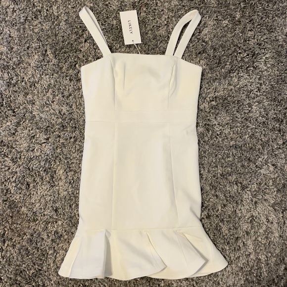 Likely Lilah White Dress Size 8 - Picture 1 of 3